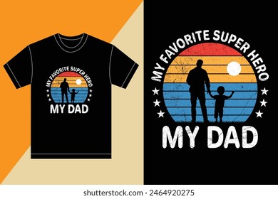  Father's Day vintage retro t-shirt design