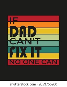 Father's day vintage t shirt design
