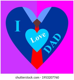 Fathers Day Wishes Card for Happy Father's Day