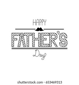 Father's day,Father day with Mustache