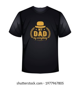 fathers and kids international happy fathers day best T-shirt poster banner labels vector illustration design.