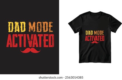 Fathers T shirt design Father day typography t shirt 