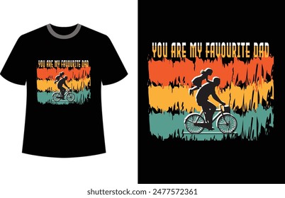 Father's T-shirt Design BEST DAD 