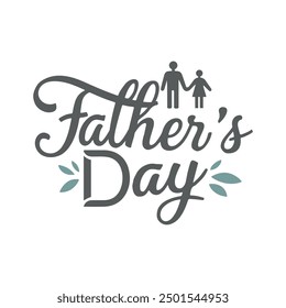 Logotipo de tipografía de un padre para ti
