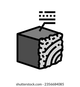 fatigue material failure materials engineering color icon vector. fatigue material failure materials engineering sign. isolated symbol illustration