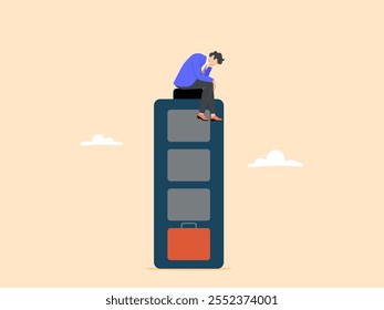 Fatigue from overwork and accumulated stress