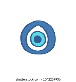fatima eye doodle icon