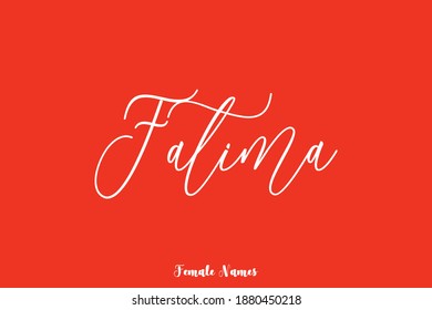 Cursive Handwritten Calligraphy Text Female Name Stock Vector (Royalty ...