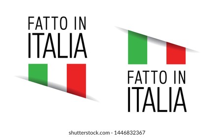 Fatto in Italia:  Made in Italy in italian language