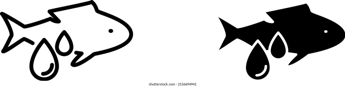 Fett-Fischsymbol, Vektorgrafik