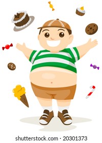 Fatty Foods - Vector