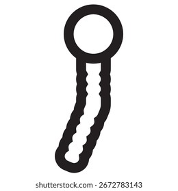 Icono de Vector moderno graso: Plantilla de símbolos de ilustración mínima para el diseño de interfaz de usuario del App móvil de Web