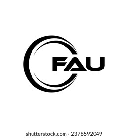 FAU Logo Design, Inspiration for a Unique Identity. Modern Elegance and Creative Design. Watermark Your Success with the Striking this Logo.