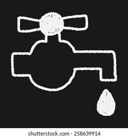 Faucet doodle drawing