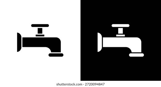 Icono de goteo del grifo Símbolo, ilustración del logotipo. Gráficos de Vector para Web.