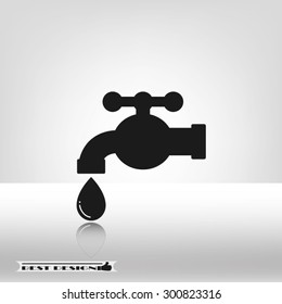 faucet and drop