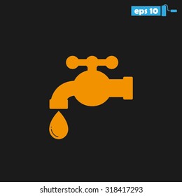 faucet and drop