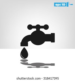 faucet and drop