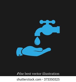 faucet drop icon