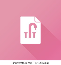 faucet icon. bathroom sign