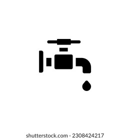 faucet icon with black color