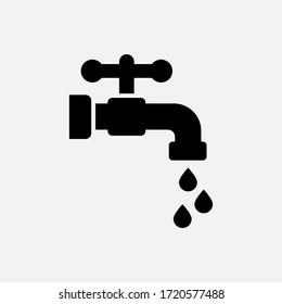 Faucet icon designed in a solid style