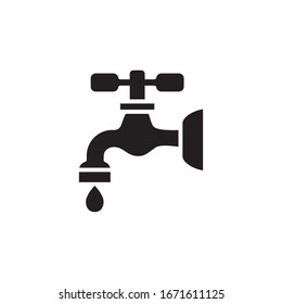 faucet icon glyph style design