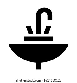 faucet icon isolated sign symbol vector illustration - high quality black style vector icons
