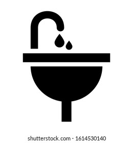 faucet icon isolated sign symbol vector illustration - high quality black style vector icons
