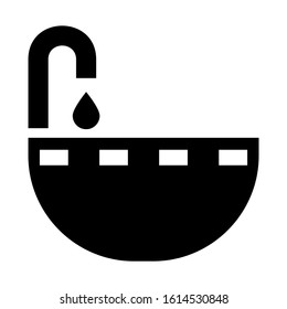 faucet icon isolated sign symbol vector illustration - high quality black style vector icons
