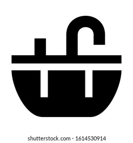 faucet icon isolated sign symbol vector illustration - high quality black style vector icons
