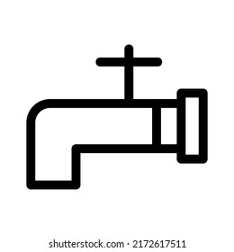 faucet icon or logo isolated sign symbol vector illustration - high quality black style vector icons

