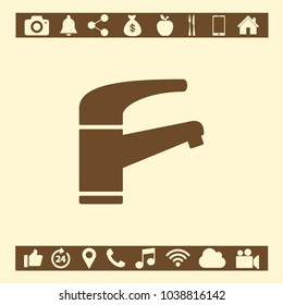 faucet icon symbol