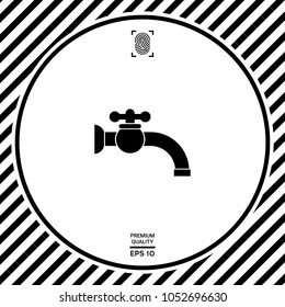 Faucet icon symbol