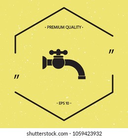 Faucet icon symbol