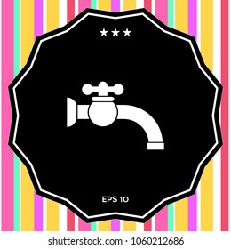 Faucet icon symbol