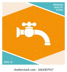 Faucet icon symbol