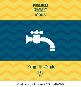 Faucet icon symbol