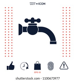 Faucet icon symbol
