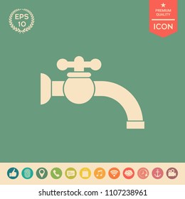 Faucet icon symbol