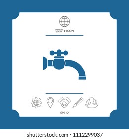 Faucet icon symbol