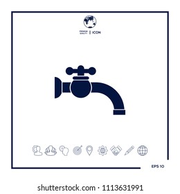 Faucet icon symbol