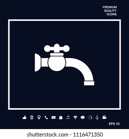 Faucet icon symbol