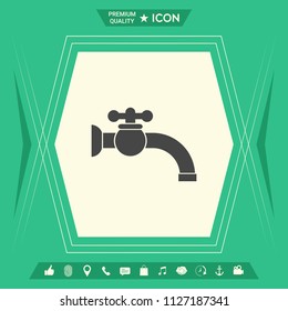Faucet icon symbol