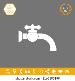 Faucet icon symbol