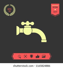 Faucet icon symbol