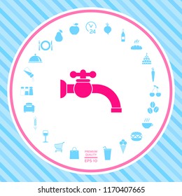 Faucet icon symbol