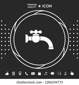 Faucet icon symbol