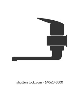 Faucet Icon. Tap, Outlet Symbol for Info Graphics, Design Elements, Websites, Presentation and Application - Vector.