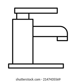Faucet icon, tap icon vector illustration